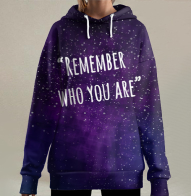 Помни кто ты, Hoodie Long Oversize 3D
