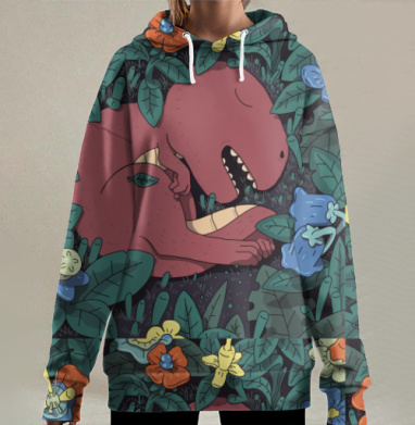 Последний, Hoodie Long Oversize 3D