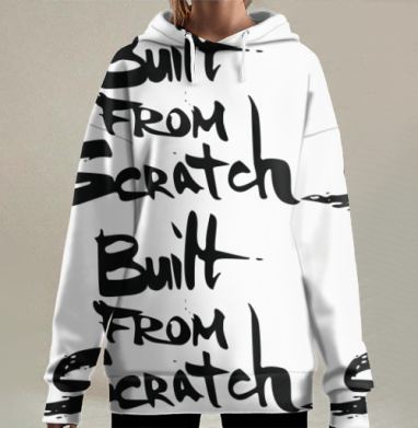 Рождённый с нуля, Hoodie Long Oversize 3D