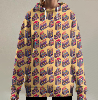 Сервера, Hoodie Long Oversize 3D