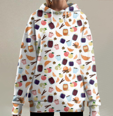 Сладости и радости, Hoodie Long Oversize 3D