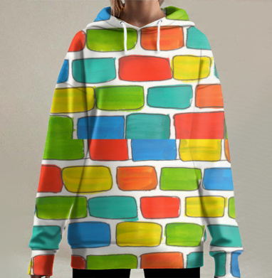 Стена радости, Hoodie Long Oversize 3D