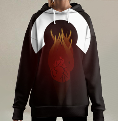 Свет внутри тебя, Hoodie Long Oversize 3D