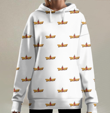 TooHot / СлишкомГорячо, Hoodie Long Oversize 3D