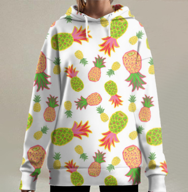Тропик, Hoodie Long Oversize 3D
