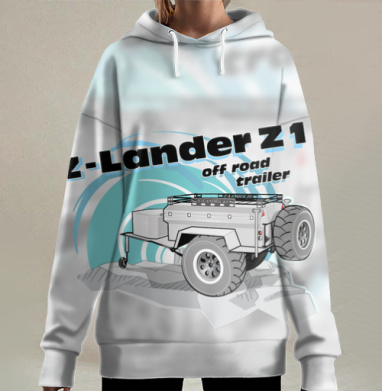 Внедорожный прицеп, Hoodie Long Oversize 3D
