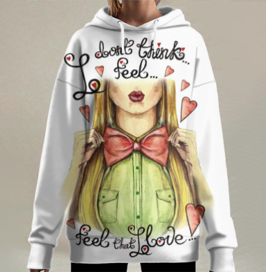 Я чувствую..., Hoodie Long Oversize 3D