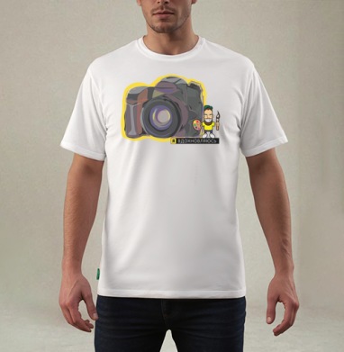 Творческое вдохновение через фотографию и искусство, Футболка мужская REGULAR белая
