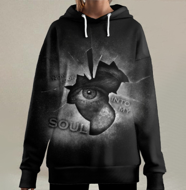 Загляни в душу, Hoodie Long Oversize 3D