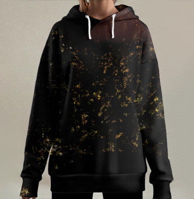 Золотой Рудник Внутреннего Спокойствия и Добычи Золота, Hoodie Long Oversize 3D