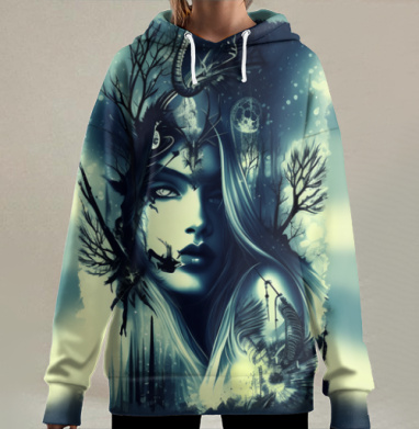 Ночные фантазии, Hoodie Long Oversize 3D