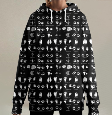 Следопытская, Hoodie Long Oversize 3D