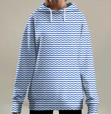 Волняшка, Hoodie Long Oversize 3D