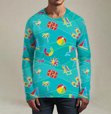 Бон Вояж, Футболка мужская лонгслив 3Д