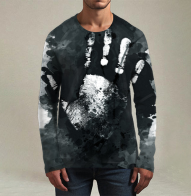 Hand / Рука, Футболка мужская лонгслив 3Д