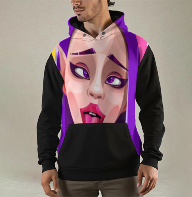 Аниме арт, Толстовка мужская Regular 3D