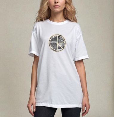Свободный летний отдых на природе кайты велосипеды вода, Футболка / Унисекс / Оверсайз / Белая / C принтом