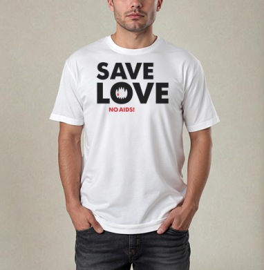 Save Love.  / Береги любовь - Магазин футболок Puch:ok - Дизайнерские принты