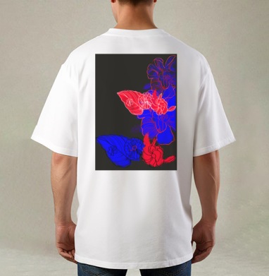 Floral print / Цветочный принт - Магазин футболок YanaGraf - Дизайнерские принты