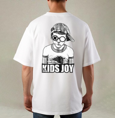 Стильный Монохромный Подросток В Очках KIDS JOY - Мужские Футболки