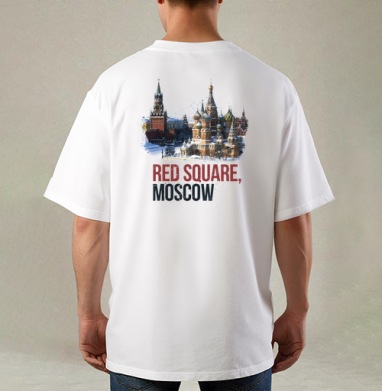Красная площадь Санкт-Петербурга архитектурный памятник города - Магазин футболок Maxon4ik - Дизайнерские принты