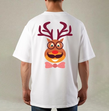 Hipster Deer / Олень-хипстер - Магазин футболок Kannaa