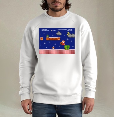 Santa Mario, Свитшот мужской белый