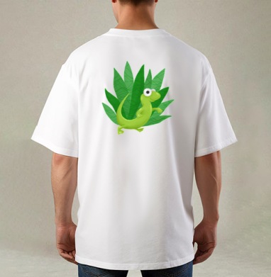 Ящерка - Магазин футболок nadyabadya - Дизайнерские принты
