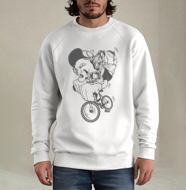 Fixed Gear / Фикс - Магазин футболок paper_head - Дизайнерские принты