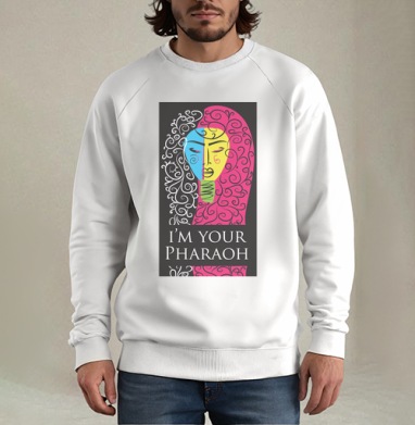 Дерзкий женский портрет «I'M YOUR PHARAOH» - Магазин футболок Sverge - Дизайнерские принты