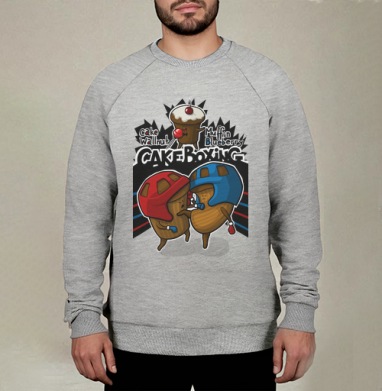 Боксерский поединок кексов: Cake Walnut vs Muffin Blueberry - Funny T-Shirts For Cheerful Life
