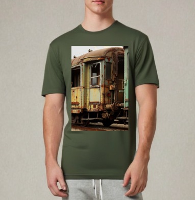 artep_ru___train, Футболка мужская REGULAR темный хаки