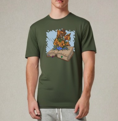 Волшебная книга с растущими грибами и улиткой - Rapapazzi's prints