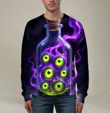 Глазёнки, Свитшот мужской 3D