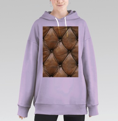 artep_leather, Hoodie Long Oversize Fiolet