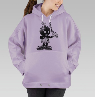 Персонаж-бомба: Искусство взрыва и творчества, Hoodie Oversize Fiolet