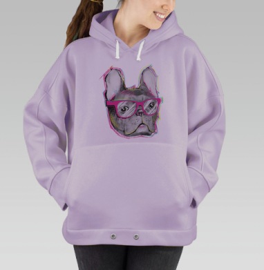 Бульдожка, Hoodie Oversize Fiolet