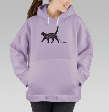 ДОЖДИК, Hoodie Oversize Fiolet