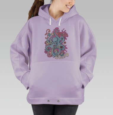 Фудпорн, Hoodie Oversize Fiolet