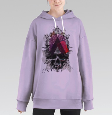JuSt SiMpLe, Hoodie Long Oversize Fiolet