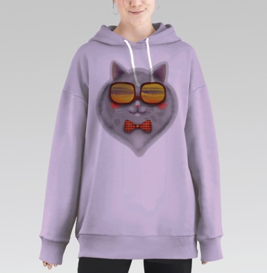 Котофей, Hoodie Long Oversize Fiolet