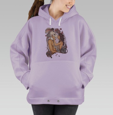 Кроликачасы, Hoodie Oversize Fiolet
