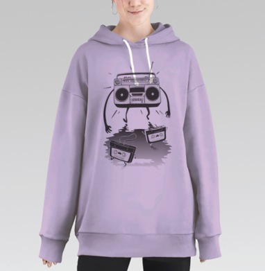 Кто хочет поиграть?!, Hoodie Long Oversize Fiolet