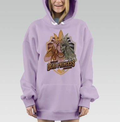 Мертвая царевна, Hoodie Mjhigh Dig Mel, Fiolet, утепленная