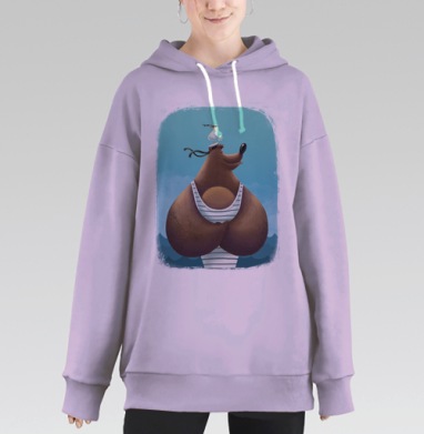 Миша Морячок, Hoodie Long Oversize Fiolet