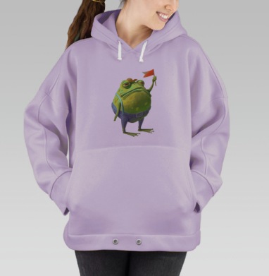 Мистер Жаба, Hoodie Oversize Fiolet