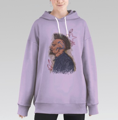 Панкомолот, Hoodie Long Oversize Fiolet