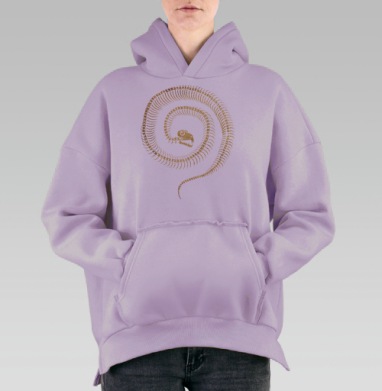 Подколодне, Hoodie Oversize Fiolet, утепленная