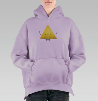 Релакси, Hoodie Oversize Fiolet, утепленная