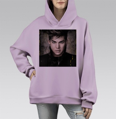 Самоделка, Hoodie Mono Fiolet, оверсайз, утепленная